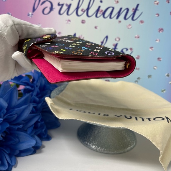 🔥RARE NWOT VUITTON MULTICOLORE NOIR AGENDA - Picture 6 of 10